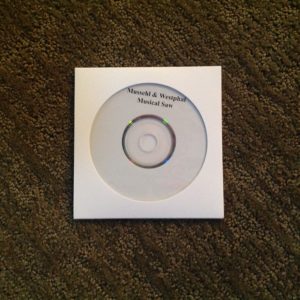 CD of musical saw instrumental recordings